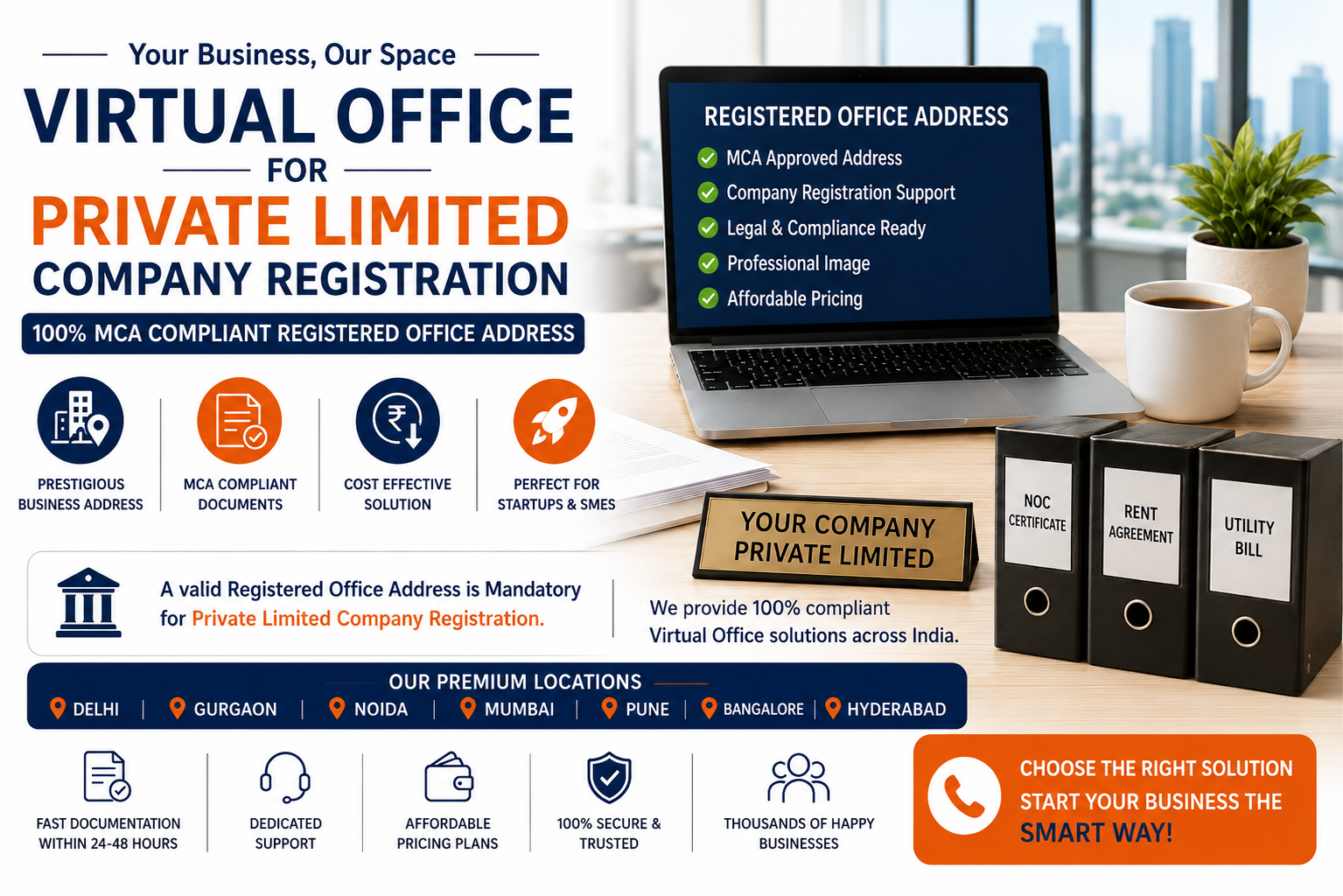 virtual office for private limited company | VO SPACE