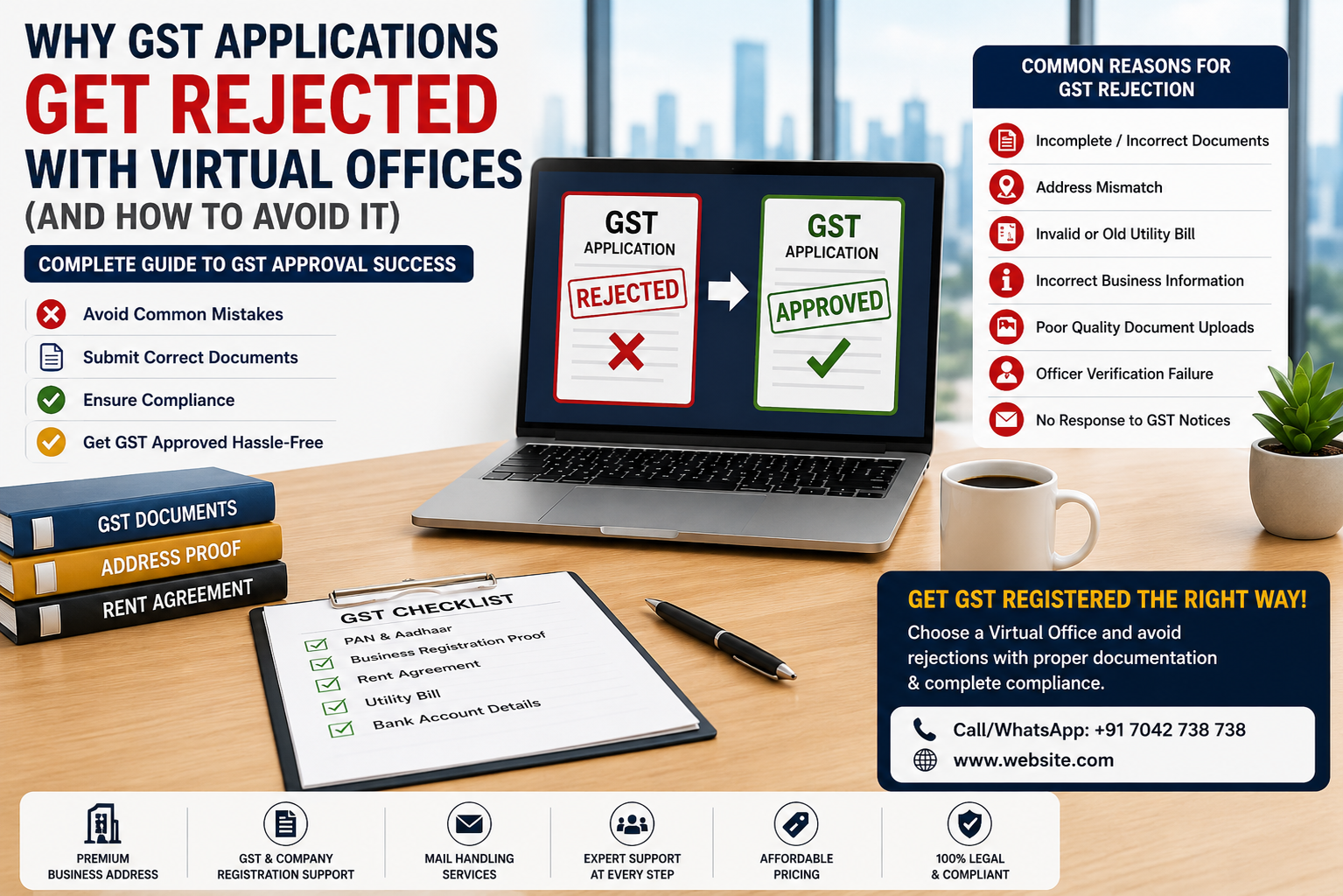 GST Rejection Virtual Office